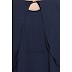 Cape abaya with Bell sleeves- Navy Blue Cape abaya with Bell sleeves- Navy Blue